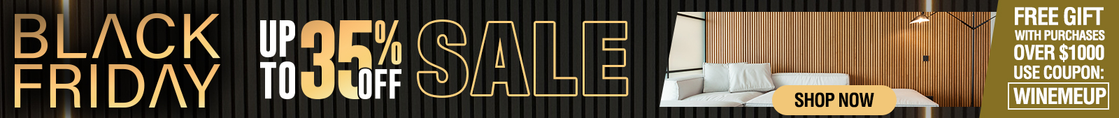 Black Friday Up To 35% off Sale | Wood Panel Wall Miami