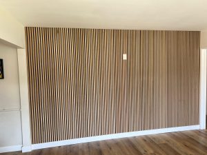 roble natural pared de paneles de madera EE.UU.