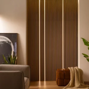 Wall Panel LED Light Kit (10 ft) – LED Strip Accessory for Wood Panels