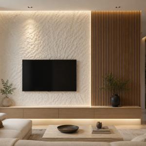Milan Collection - Moonstone Flexible Stone Panel 8'x4' (95"/48") - Ivory