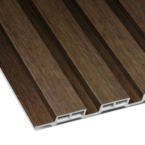 Espresso Walnut Carbon Slated Panel 9.5' x 6"