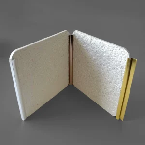 PVC Trims for PVC Marble Wall Panels | 8 ft (96")  | 5mm Panel Edge Profile , pack of 2